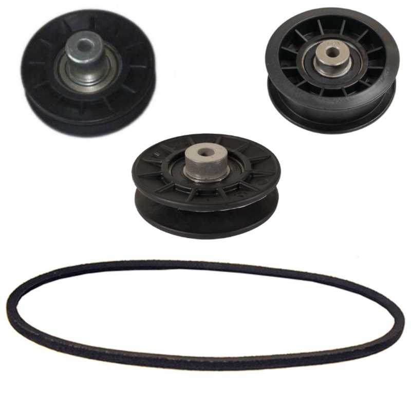 Idler Pulley Kit W/HydroTransmission Drive Belt Fits John Deere LT150 LT160