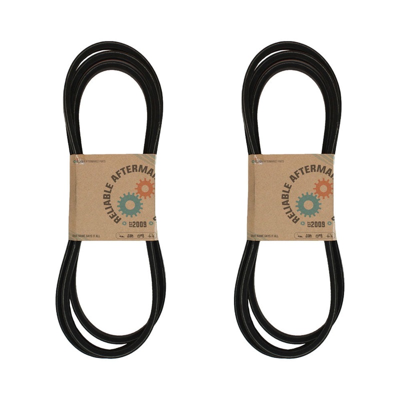 Set of (2) Blade Drive Belts Fits Scag Sabre Tooth Tiger 61-inch SMST61 SMST61A