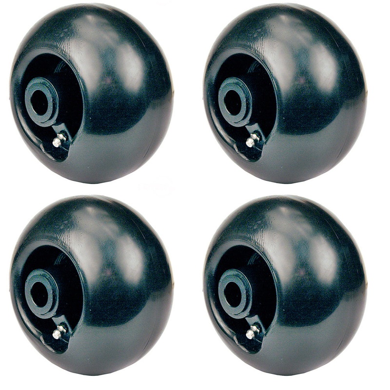 Set of (4) Interchangeable Deck Wheels Fits Kubota Mowers: ZD321 & ZD326