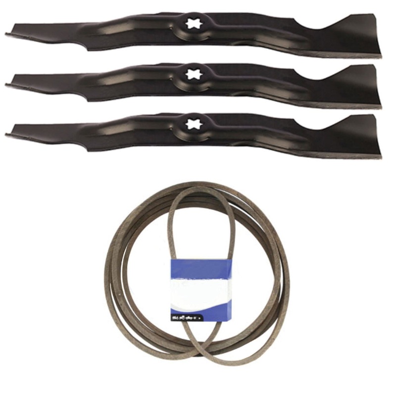 Belt Blade Combo Kit 50" Mower MTD Fits Cub Cadet Fits Troy-Bilt RZT 754-04077