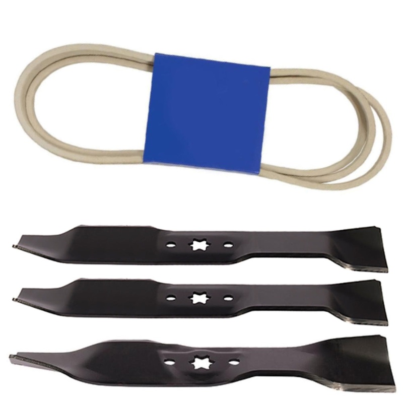 Blade Belt Kit Fits Cub Cadet 46" Deck LT1045 LT1046 942-04124 942-04125