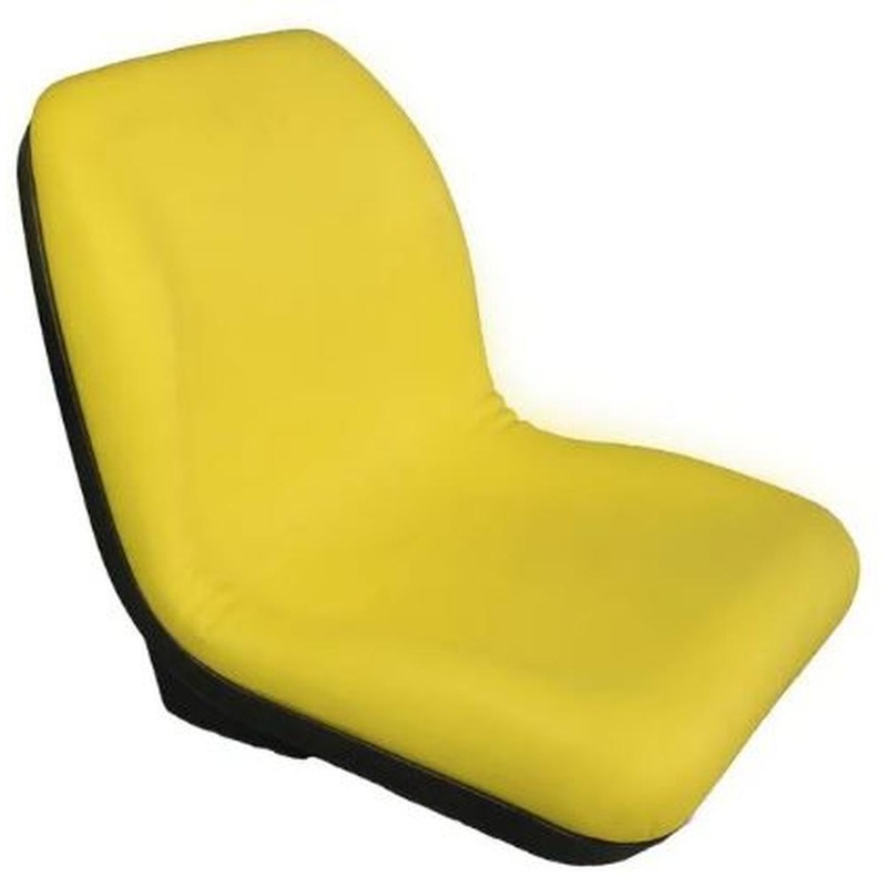 Deluxe Black High Back Steel Pan Seat
