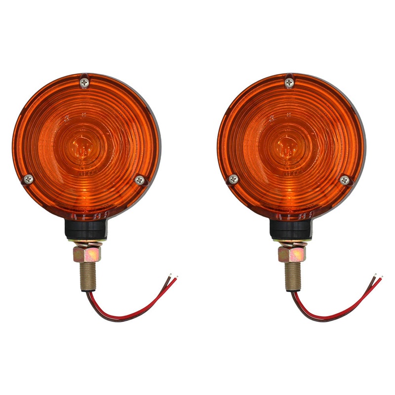 L725-12V PAIR OF TRACTOR FENDER WARNING LAMPS 12V "FREE SHIPPING"