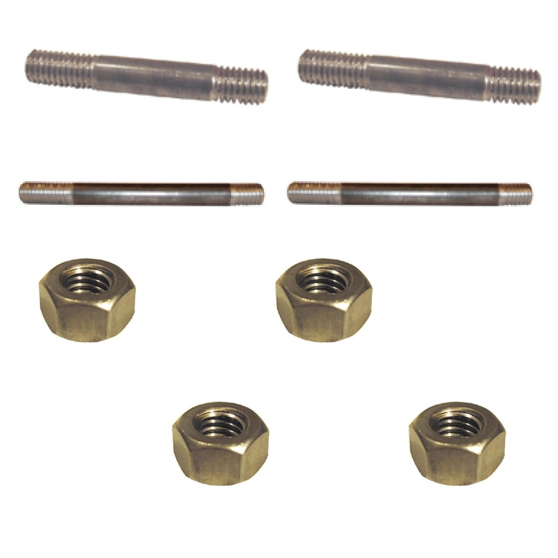 Manifold Stud & Bolt Kit w/ Nuts on Fits John Deere B Tractor 3 x 7/16 & 4-3/8 x
