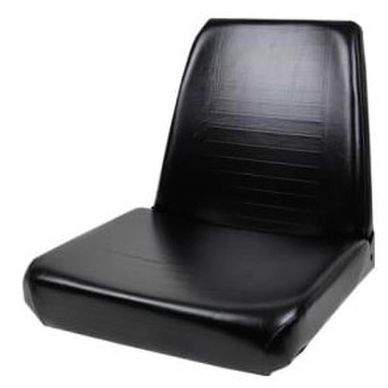 Replacement Steel Pan Seat Steel Pan with Black Vinyl
