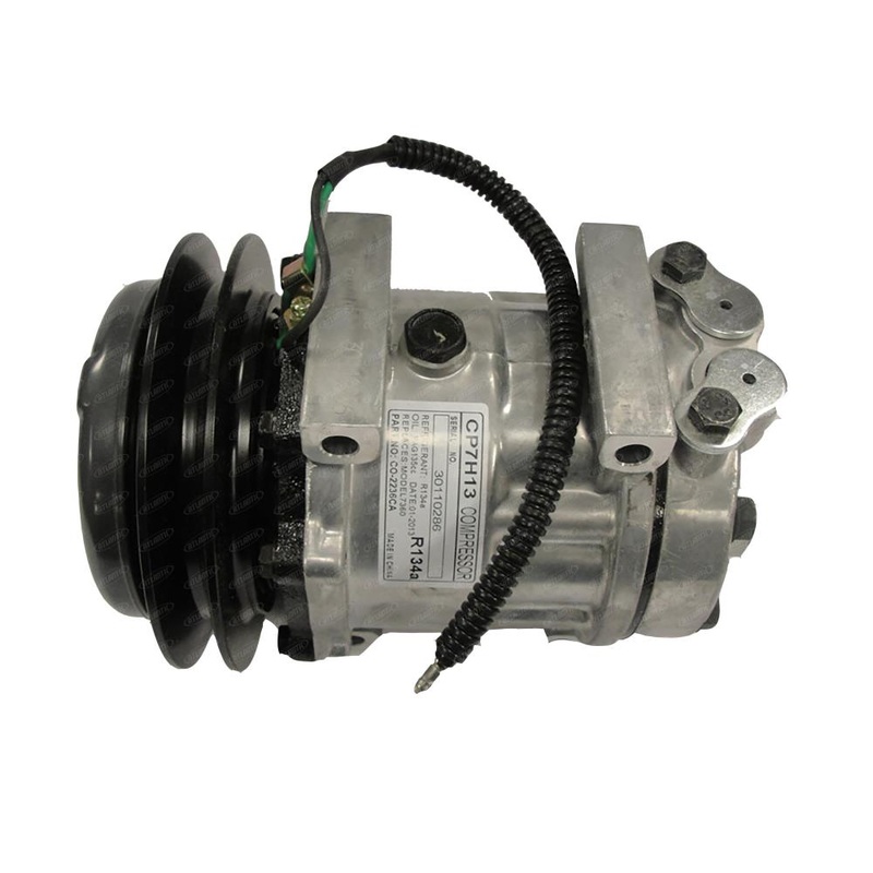 TDKR151350S A/C Compressor for Kobelco Excavator SK235SR, SK250LC