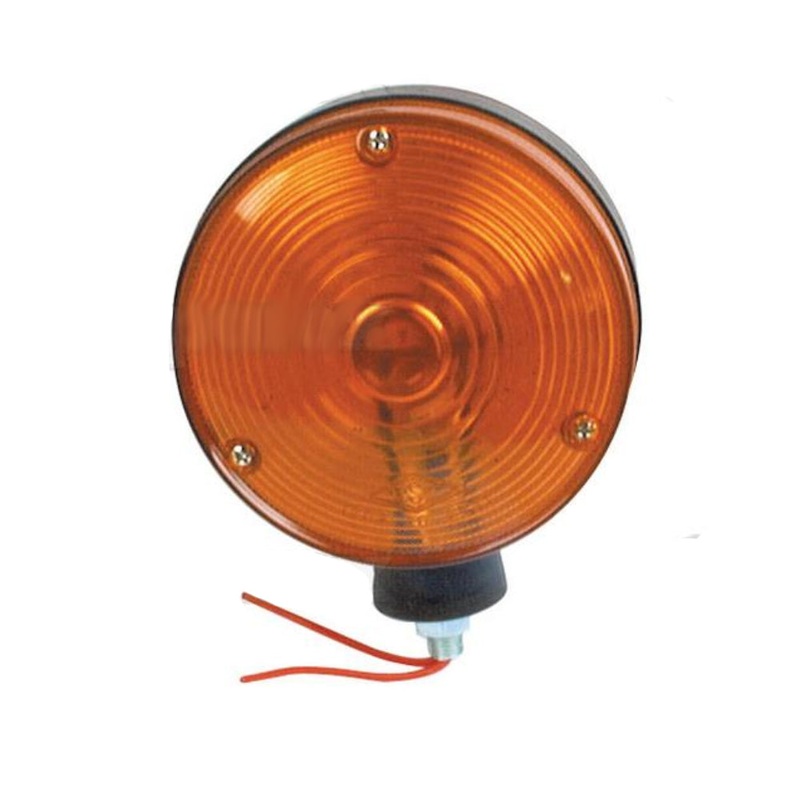 Amber 12 Volt Warning Light 4 1/2" Dual Sides S71976