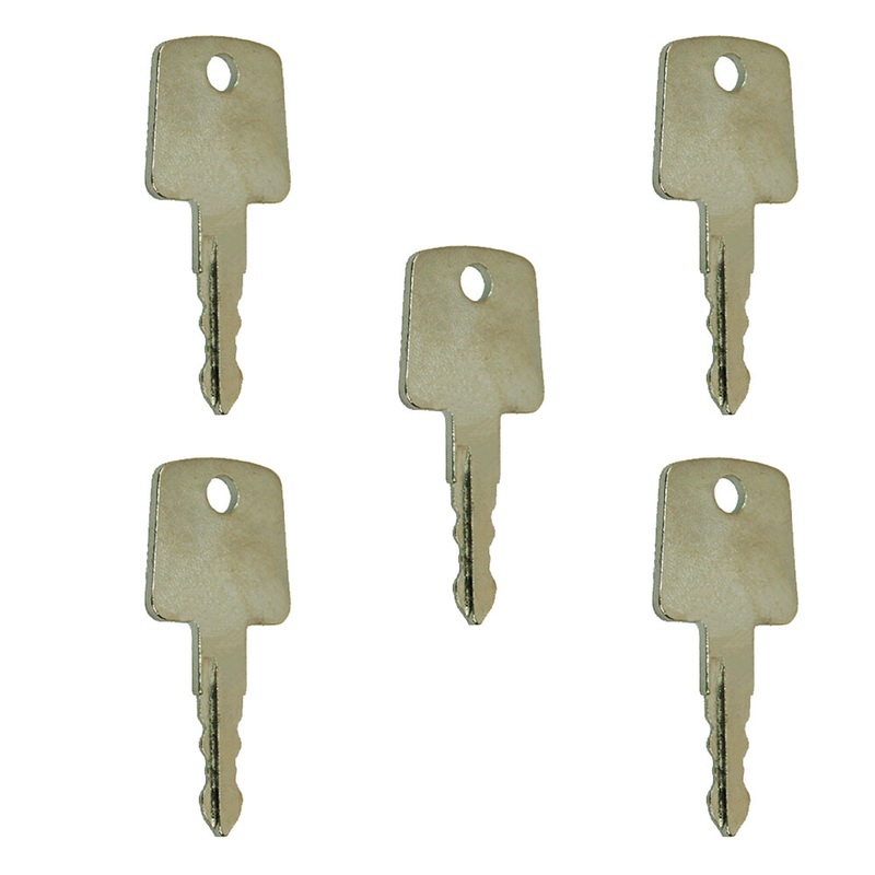 Set of (5) Ignition Start Starter Keys Sakai Roller Heavy Construction Equipment