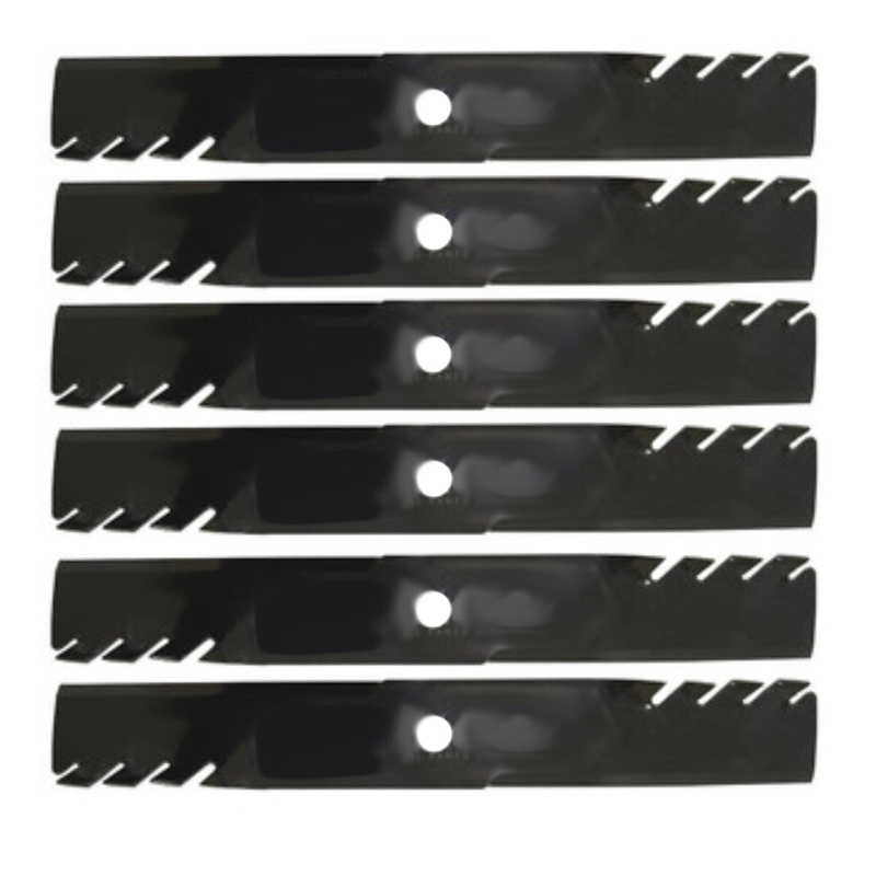 Six (6) 392-025 Blades For 60" Fits Exmark Lazer Z 103-6393 103-6398 116-5174