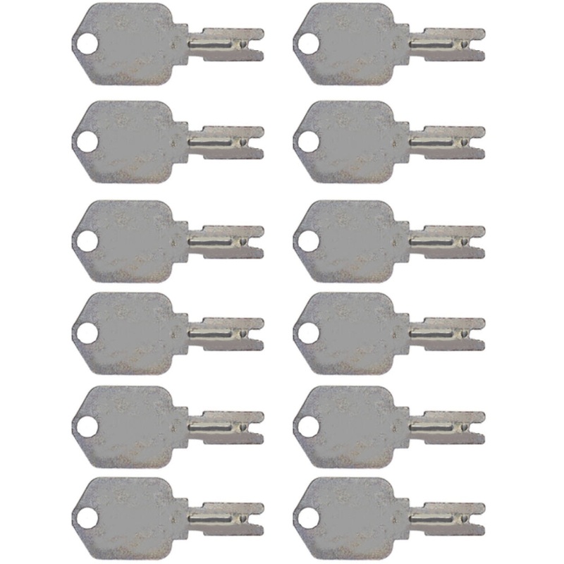 (12) For Clark Yale Hyster Komatsu Gradall Gehl Crown 166 Hyster Forklift Keys