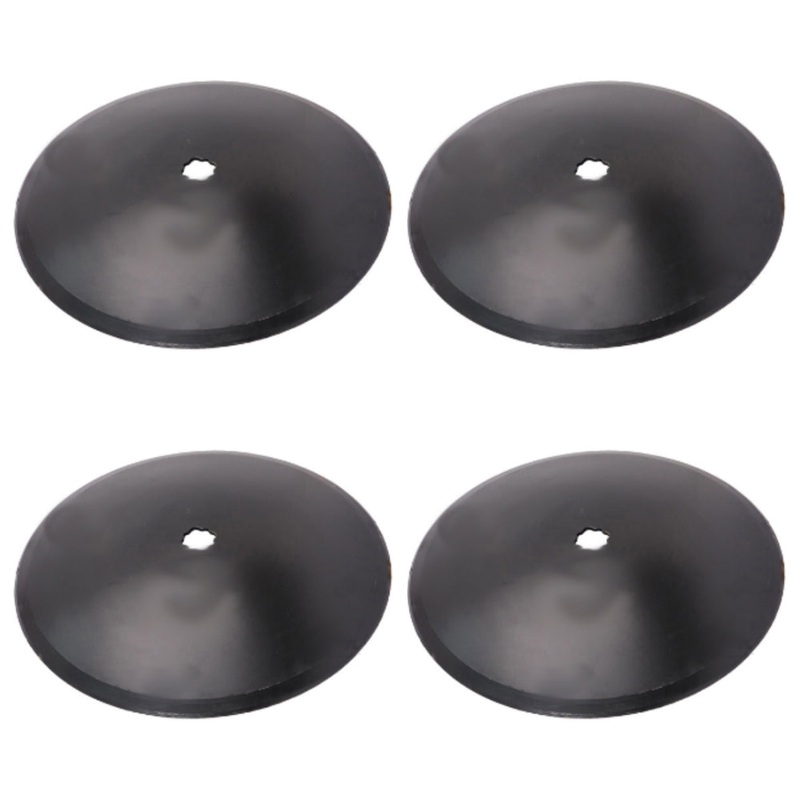 4 Pack Disc Harrow Blade 18" Plain Fits 1" x 1 1/8" Axle Fits Many Brands
