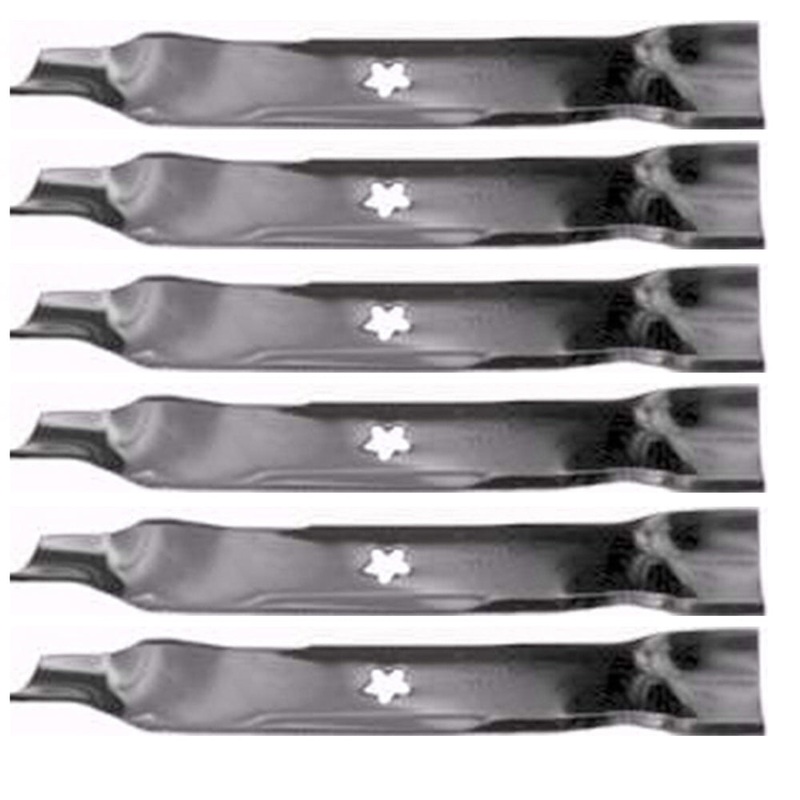 6 PK 6437 Rotary Blade Fits Craftsman 163819 & 152443 AYP 46" 3 blade