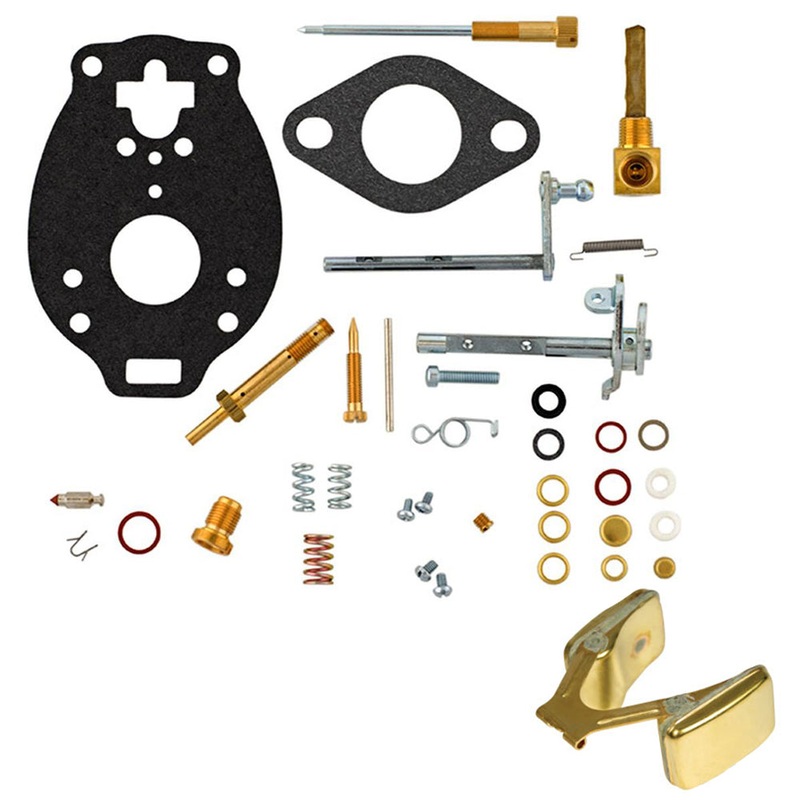 Complete Carburetor Rebuild Repair Kit & Float Fits Ferguson TE20 TO20 TO30