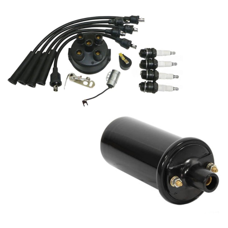 Complete Tune Up Kit & 12V Coil Fits Massey Ferguson TO20 TO30 TO35 F40 MH50