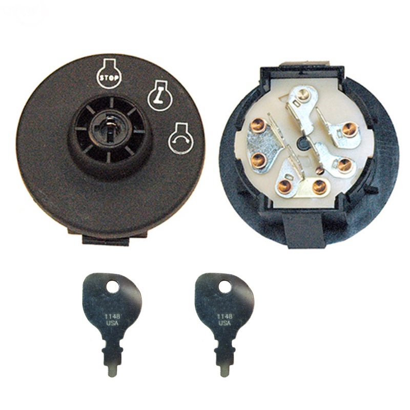 Ignition Switch Fits Toro Time Cutter SS4225 SS4235 SS4250 SS4260 SS5000 w/2 Key