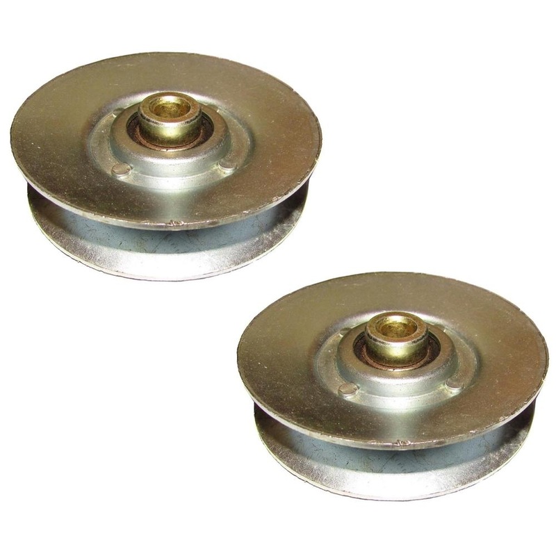 (2) V-Idler Pulley Fits Craftsman Fits Poulan Fits AYP Fits Husqvarna 532127783