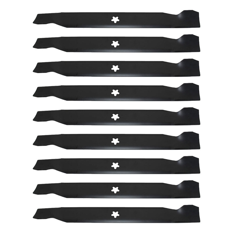9Pk. High Lift Blades for 42" Fits AYP 138971 Fits Craftsman YS4500 127843 340