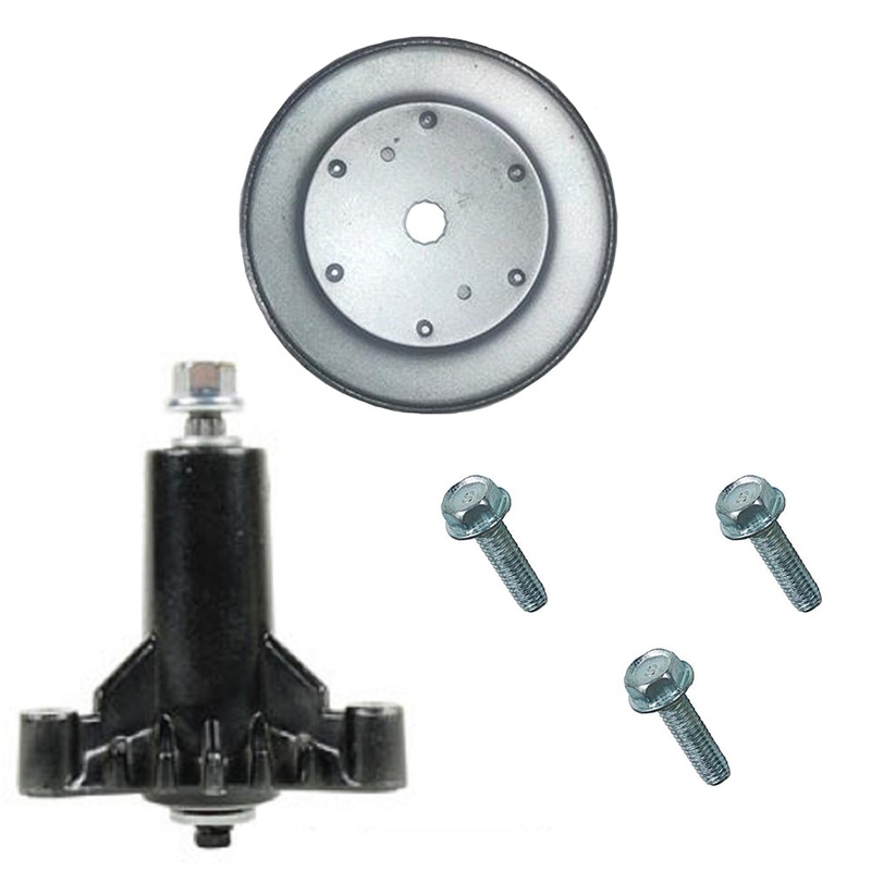 Heavy-Duty Spindle ASM 130794 w/ Bolts Bearing Hardware Fits Craftsman LT1000