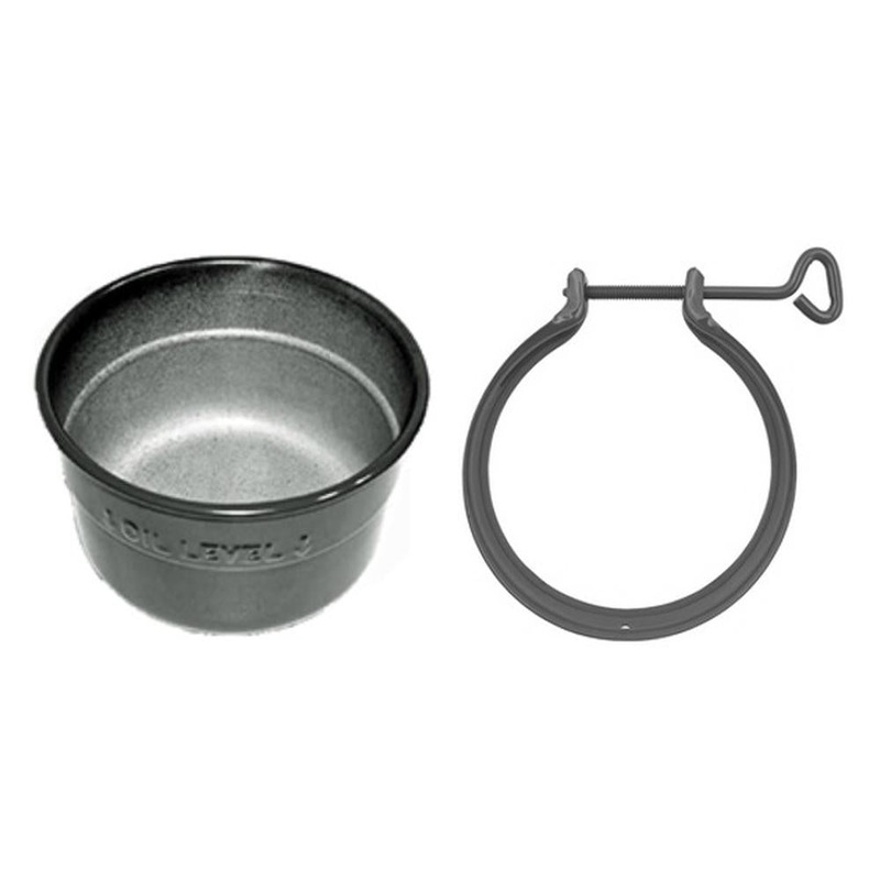 Oil Bath Air Cleaner Cup & Clamp Fits Ford Fits Massey Ferguson Fits John Deere