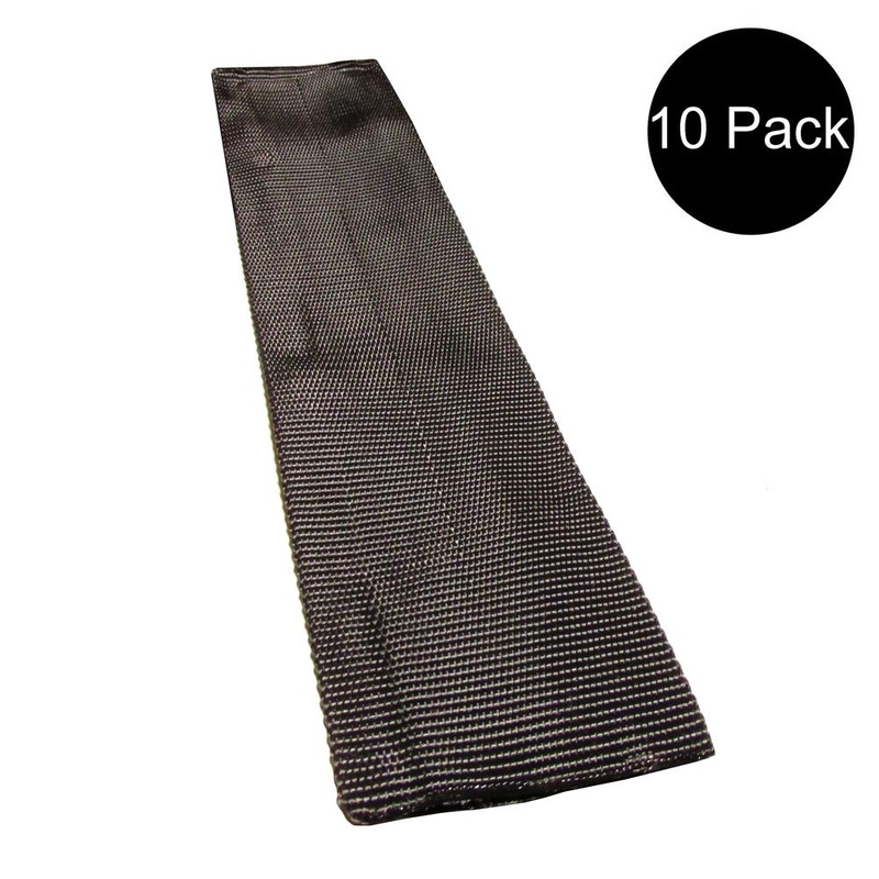 10 Black Cordura 12" Sliding Sleeves Web Protector for 2" Ratchet Tie-Down Strap