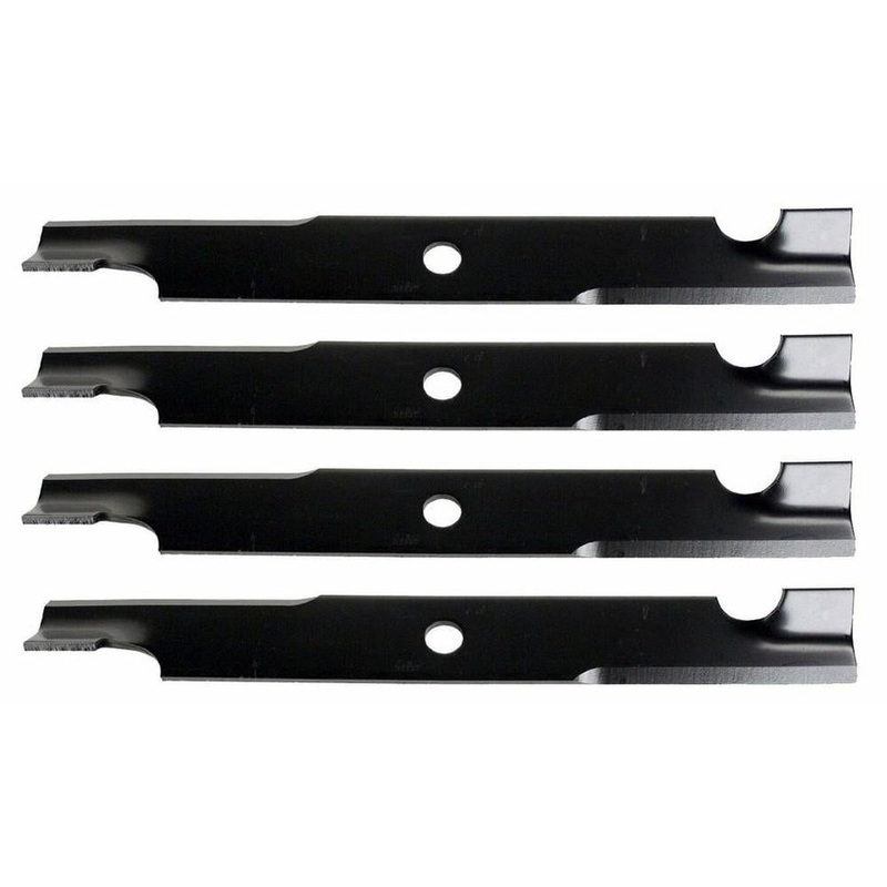 (4) Replacement 18" X 5/8" Notched Lawn Mower Blade Fits Multiple Makes & Models