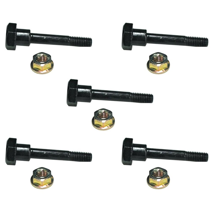 (5) 1-29/32" Shear Pin Bolt & Nut Fits Honda 90102-732-010  90144-SA0-000
