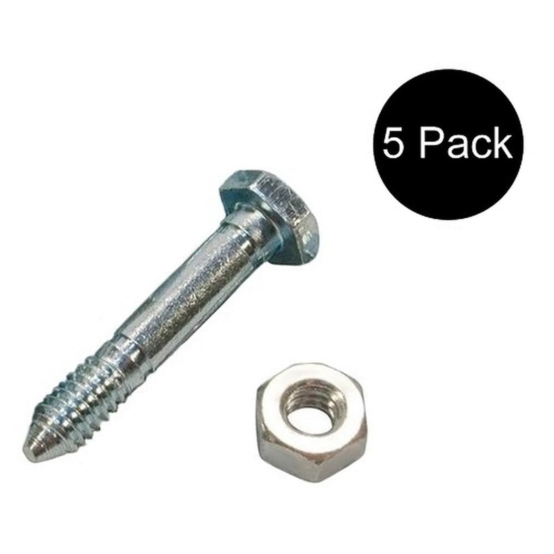 5 Pack of Snow Blower Shear Bolts Fits John Deere AM123342 Fits Ariens 532005