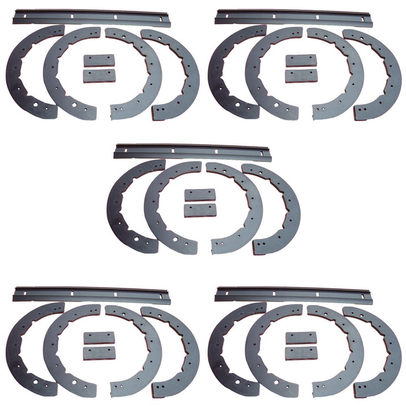 5 Sets Paddles/Scraper Blade 753-0613 731-1033 for MTD Yardmachine Snow Blower