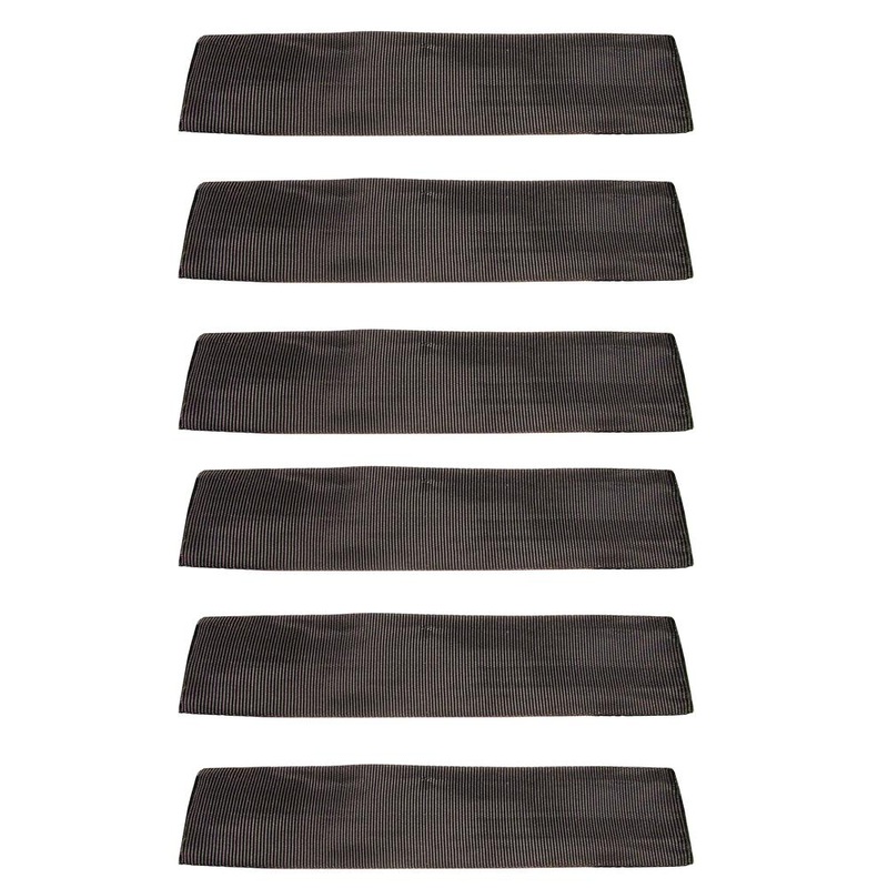 6 Sliding 12" Sleeves Webbing Web Protector for 2" Ratchet Tie Down Strap