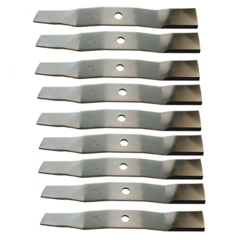 9 XHT Heavy Duty Blades Fits John Deere M136195 M653 M655 F687 F655 F680 737 757