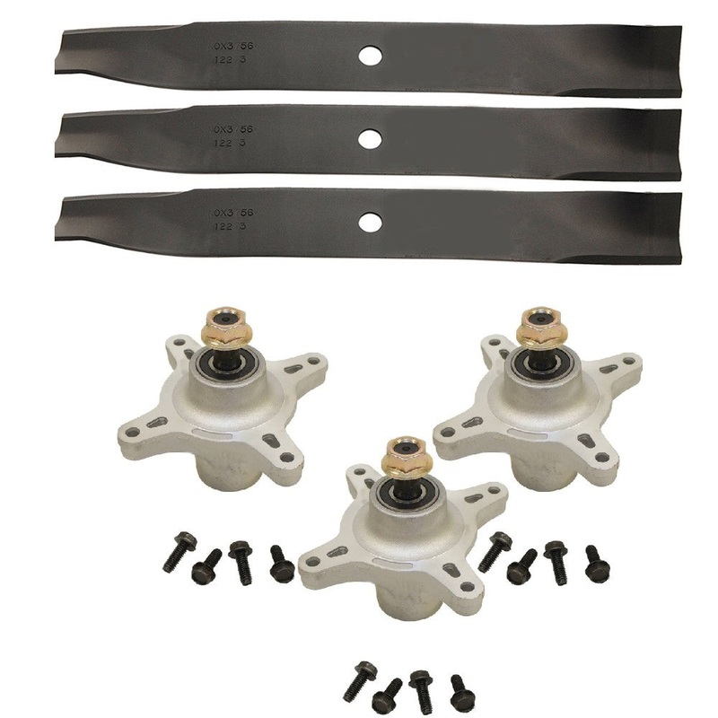 Deck Rebuild Kit Spindles Blades Fits Toro TimeCutter Z5000 Z5020 Z5030