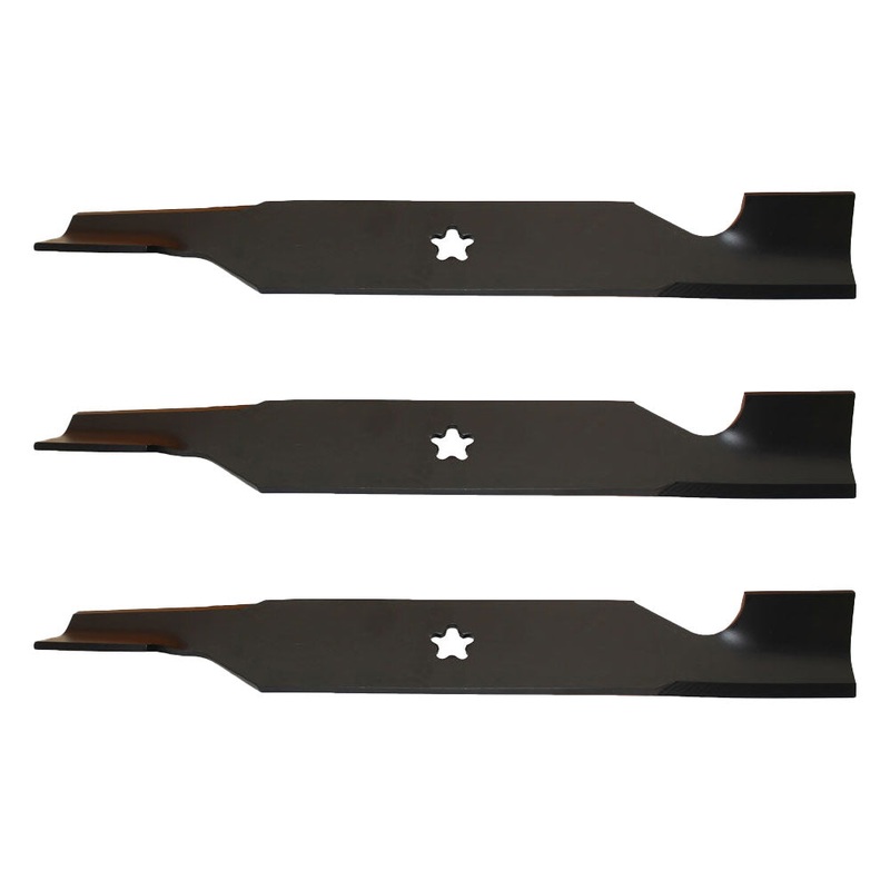 Set of (3) Aftermarket 18-1/2" High Lift Mower Blades Fits AYP Fits Husqvarna
