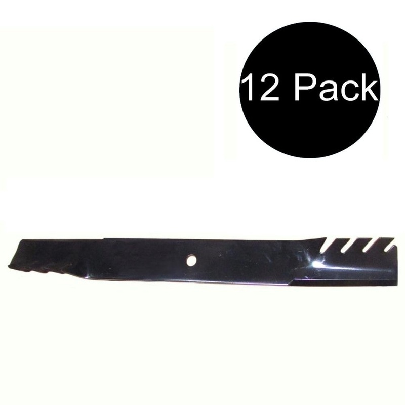 12-Pack High Lift Toothed Blades for 72" Fits Ferris 48112 48113 481709 96341