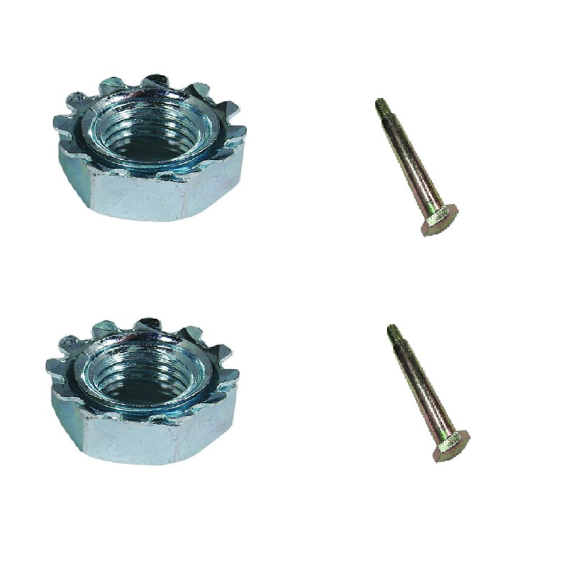 2 Deck Wheel Bolts & Lock Nuts Fits Cub Cadet 738-3056 938-3056 137644 184219