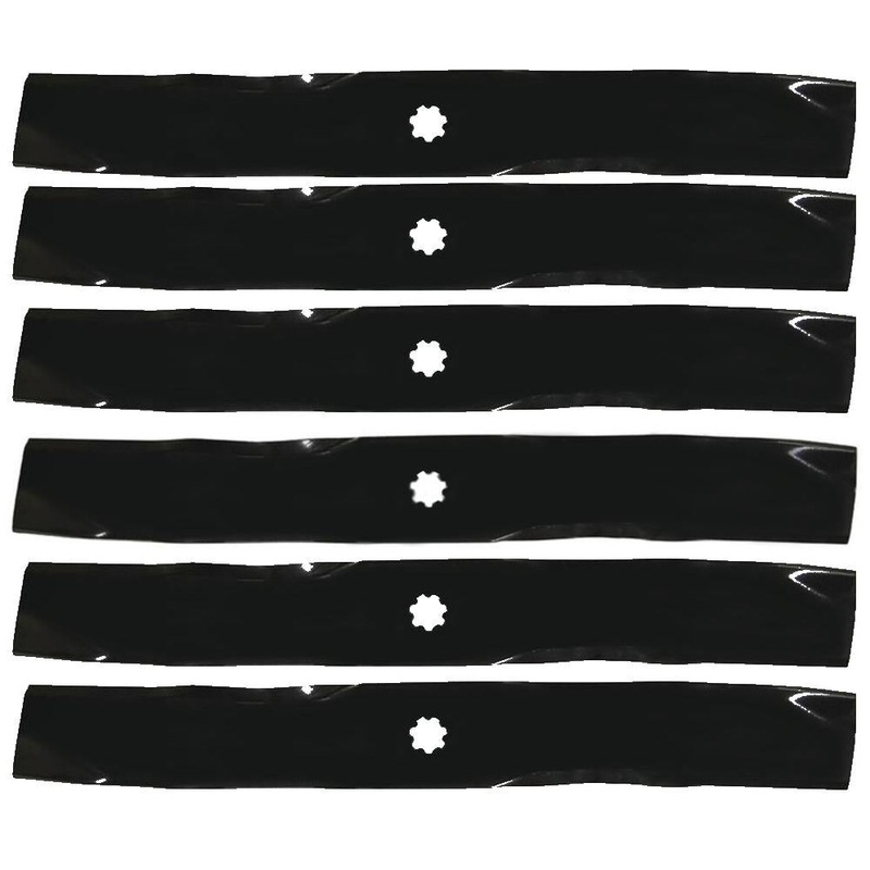 (6) Pack of Blades M112991 Fits John Deere 38" Cut Mowers GT225 GT235 GT235E