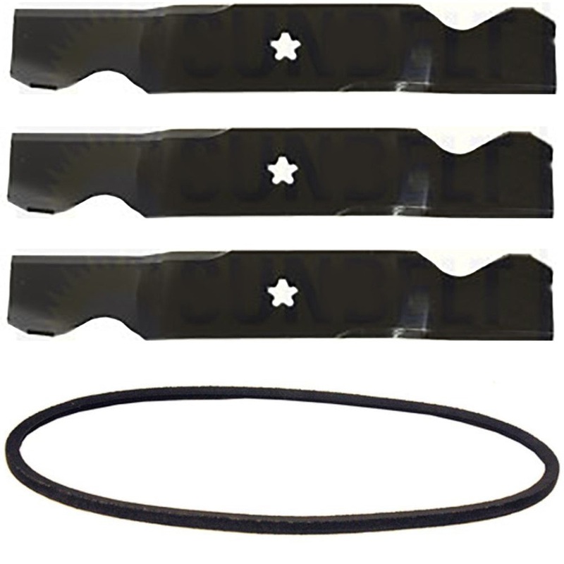 Mower Lift Blade Belt Combo Kit 54" Fits Craftsman Fits AYP 187256 187254 196103