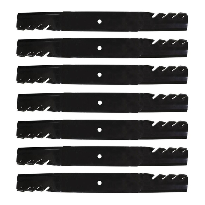 Pack of (7) Toothed Blades - 21-3/4" X 1/2" Fits Toro Z Master Mower Models