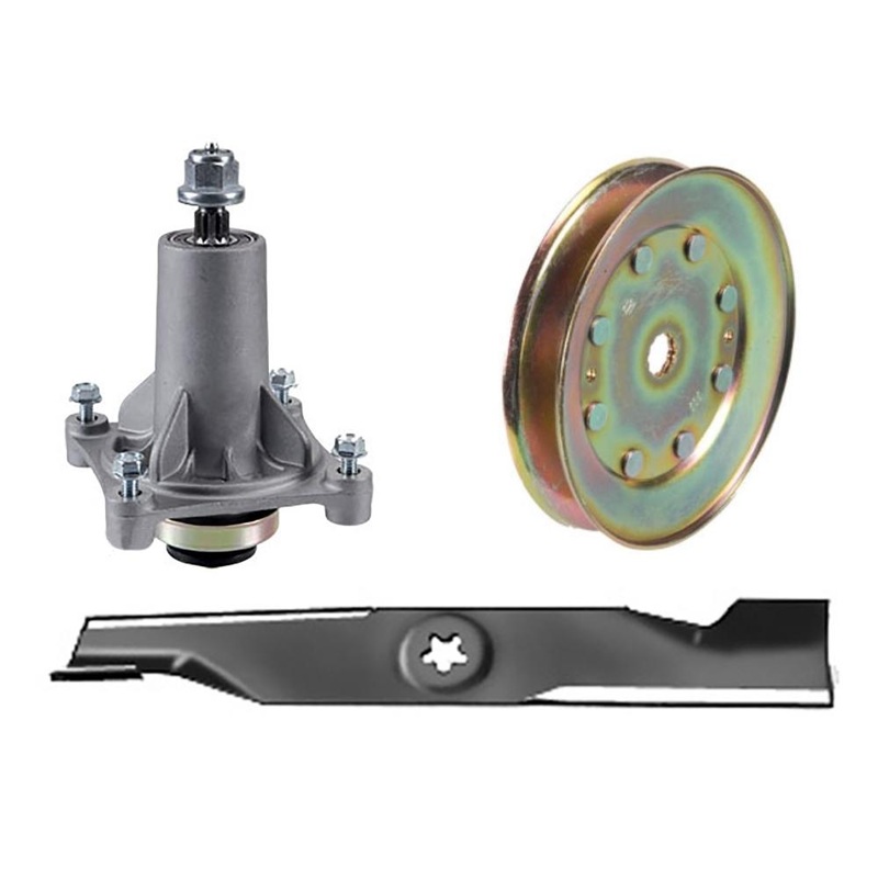 SPINDLE ASSEMBLY PULLEY BLADE Fits Husqvarna LGT2654 LGTH22V48 2454 24V54 LOGTH2