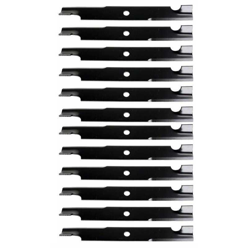 (12) Replacement 18"X5/8" Notched Lawn Mower Blade Fits Multiple Makes & Models