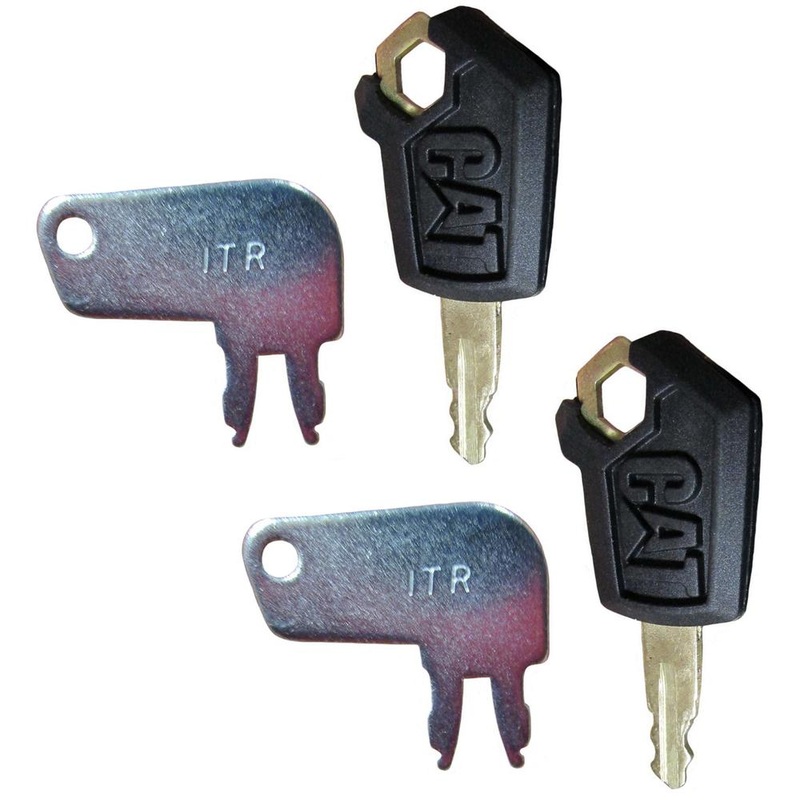 2 pcs # 5P8500 & 2 pcs # 8H5306 8398 Keys Fits CAT Excavator Bulldozers Graders