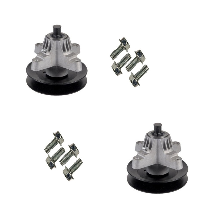 2 Spindles with Bolts Fits Cub Cadet 918-0574 618-0574 6180565 918-0565 9180574C