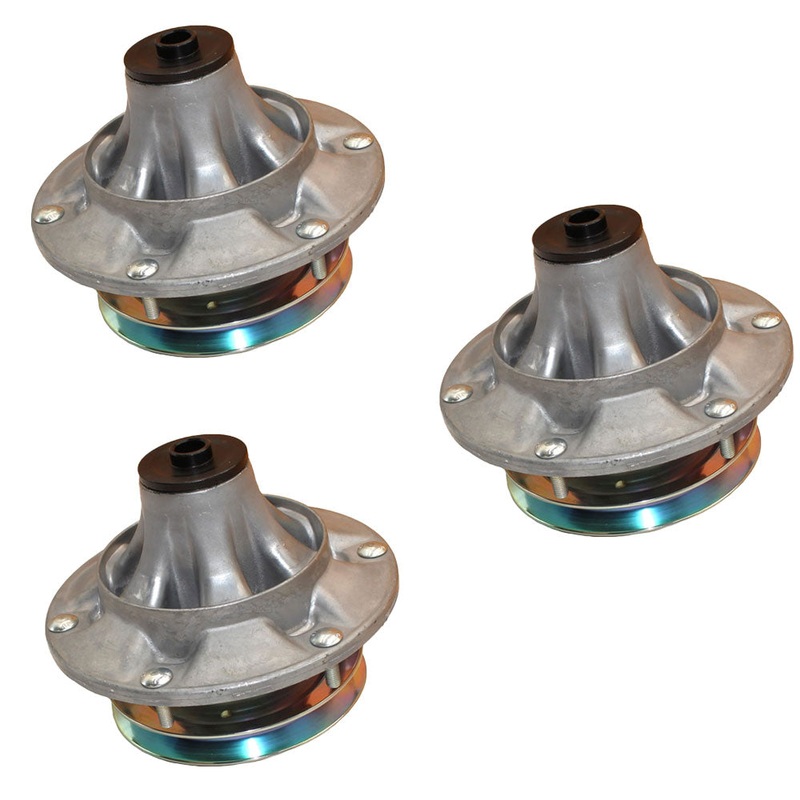 3 Spindle Assembly w/Pulley Fits John Deere AM124339 AM141457 TCA13807 TCA25832