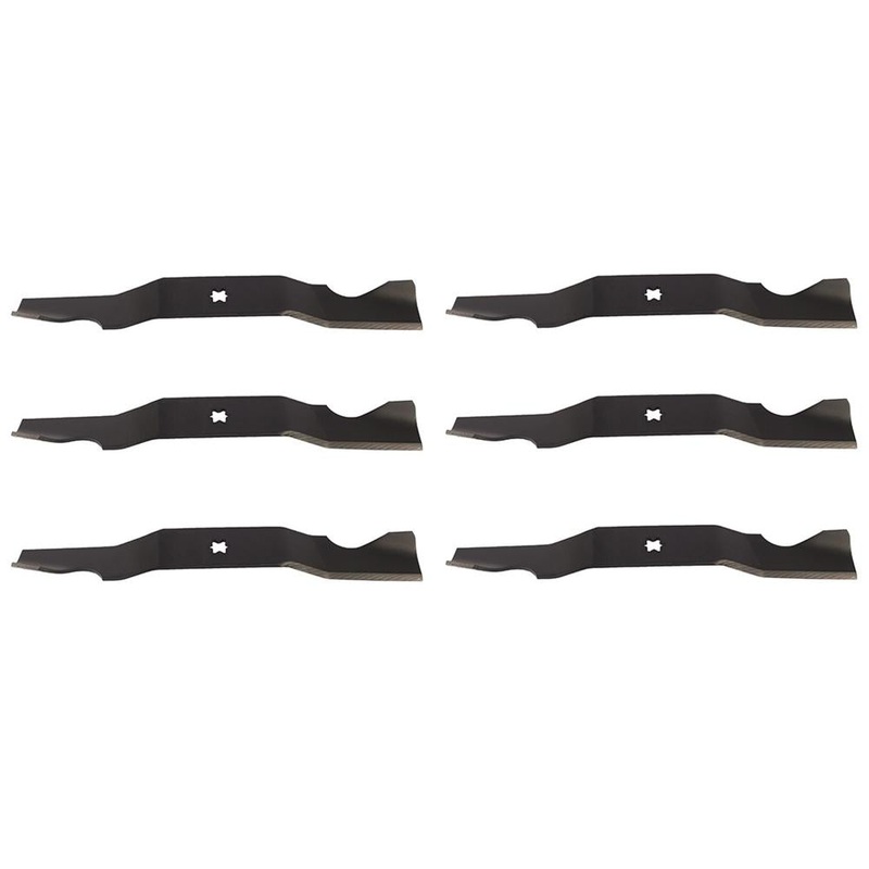 (6) 742-04053 954-04053 942-04053C Heavy Duty Blades Fits Cub Cadet RZT50 50"