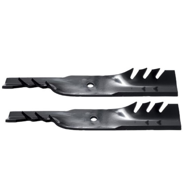 Set of (2) 16-1/2"X 5/8" Mulching Blades Fits John Deere 32