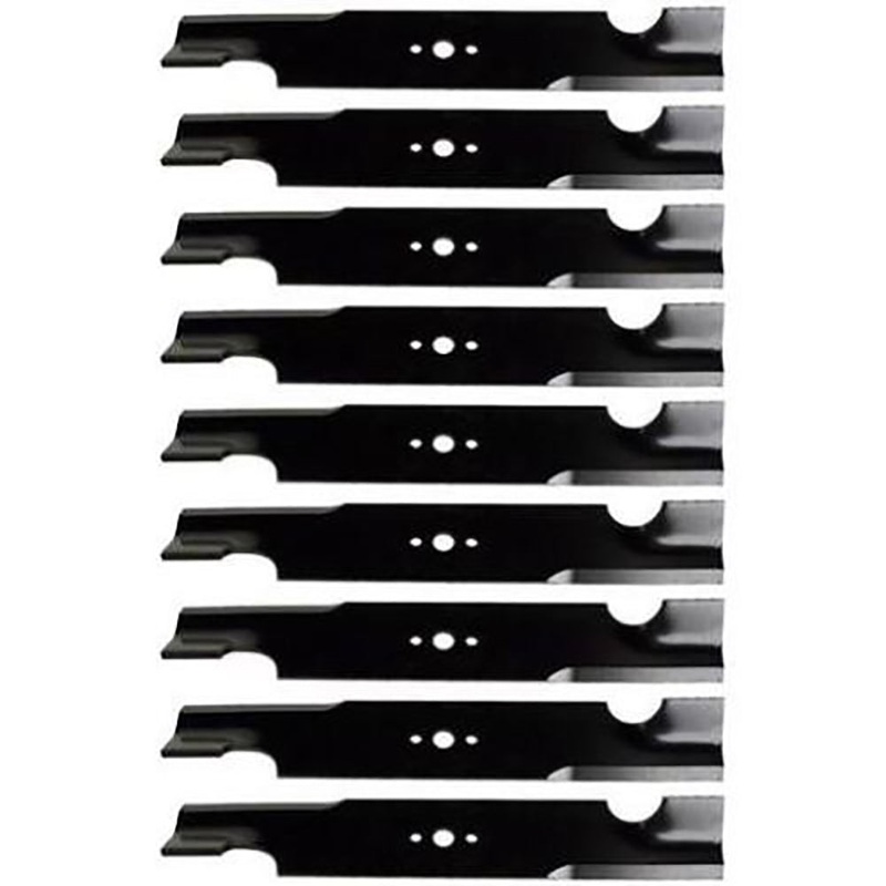 Set of 9 Blade Fits Bad Boy/Fits Exmark 48" Cut Machines