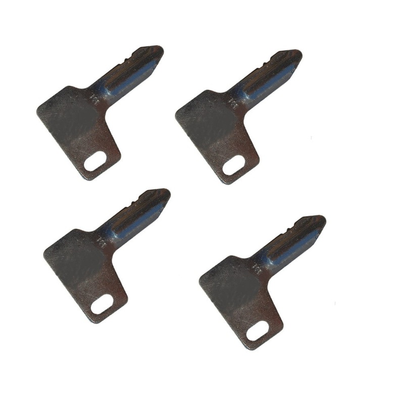 4 (Four) Heavy Equipment Keys fits 301 Yanmar & Takeuchi