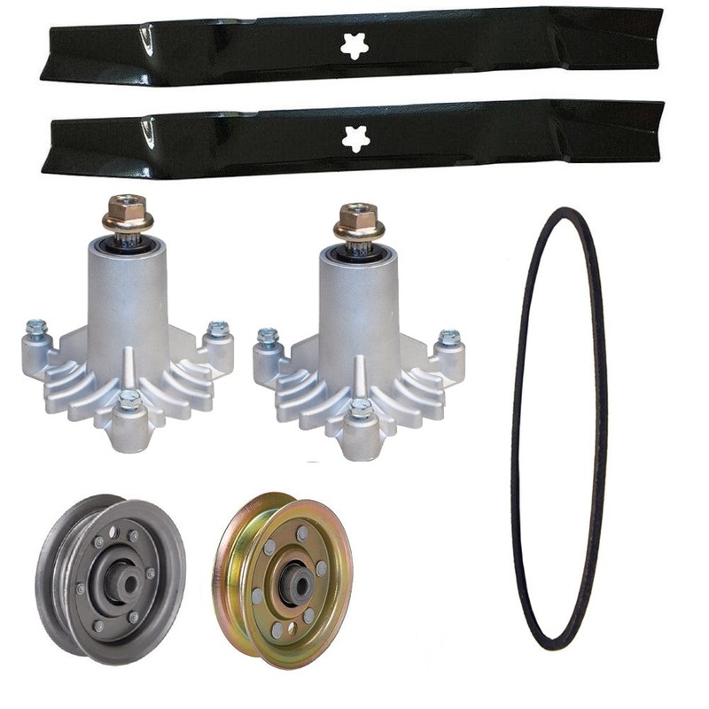 DYT4000 Fits Sears & Fits Craftsman 42" Mower Deck Rebuild Kit Spindles Blades