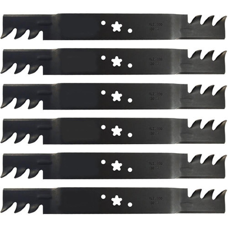 Set of Six 580244002 Mulching Blades Fits Husqvarna 22" Walk Behind Mowers