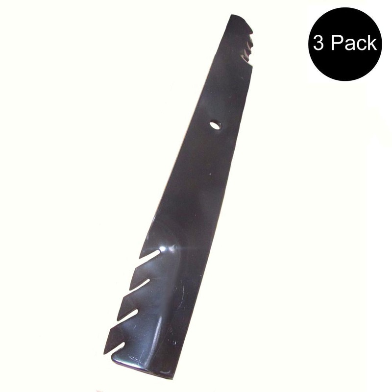 Toothed Blades Replaces 72" 48112 48113 481798 24-1/2" Long For SCAG Fits Ferris