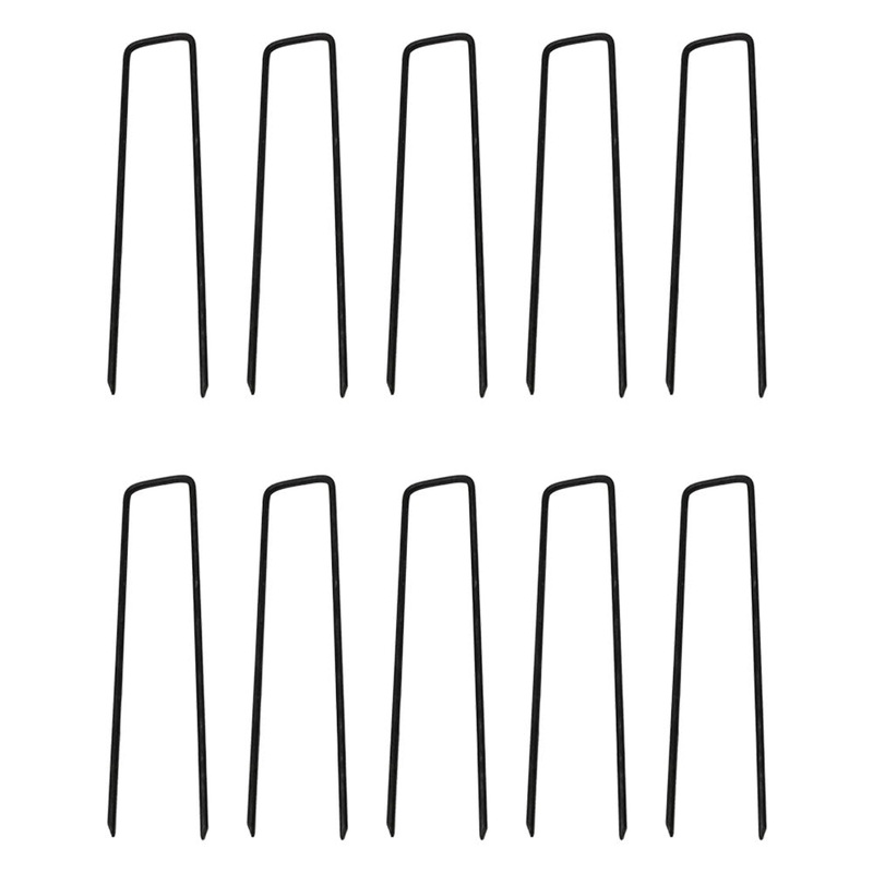 (10) Lawn Staples For landscape fabric Sod Underground Dog Fencing Landscaping